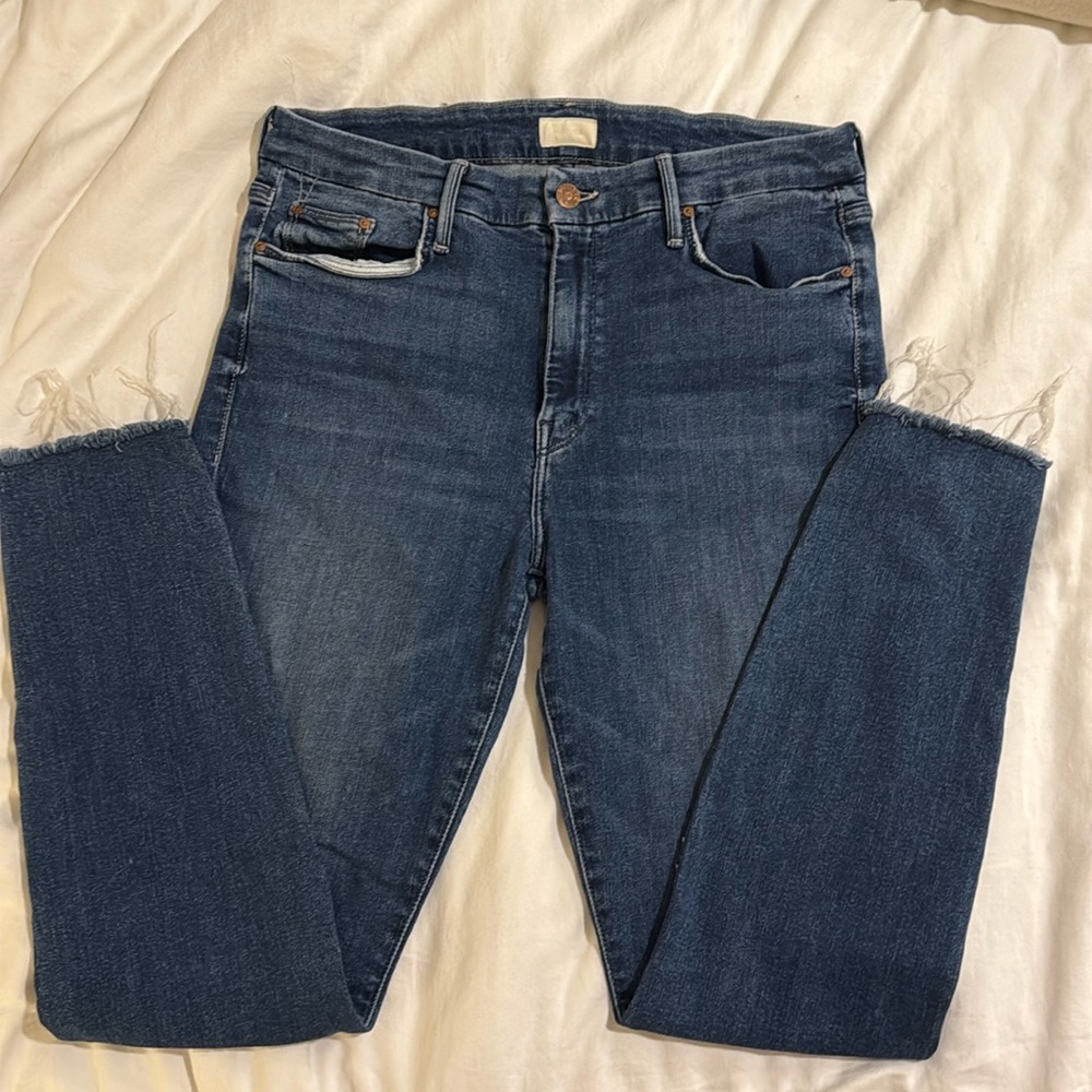 Mother Denim, The looker Ankle Fray